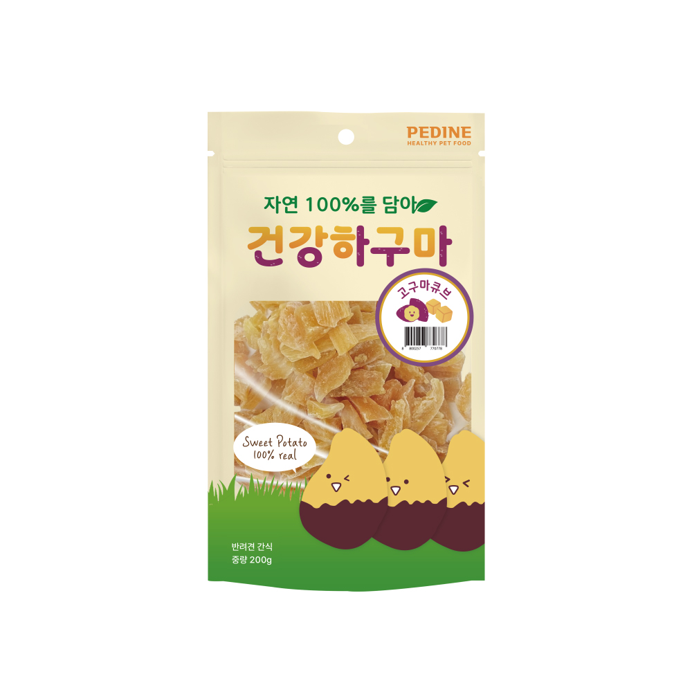 [페디네] 건강하구마 고구마 큐브 200g