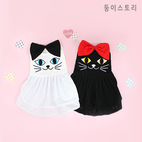둥이스토리_고양이원피스_블랙[2XL]