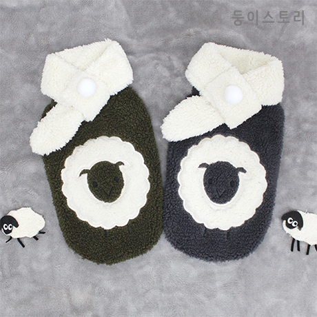둥이스토리_순햔양목도리SET_차콜[2XL]