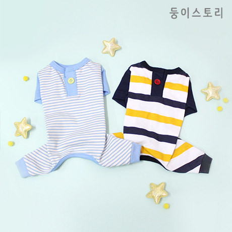 둥이스토리_올인원헨리넥줄무늬_스카이[2XL]